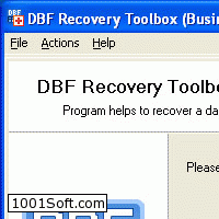DBF Recovery Toolbox скачать